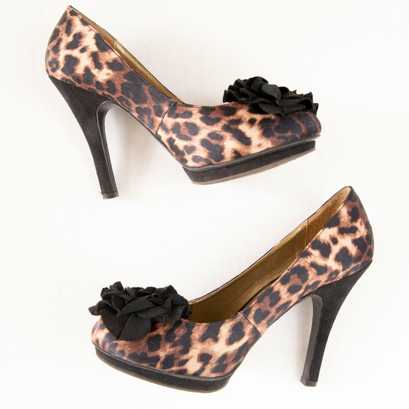 Madden Girl Shoes - Madden Girl Salza Leopard Print Platform Pumps 8.5